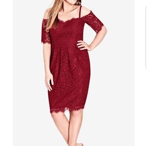 City Chic Lace Dress